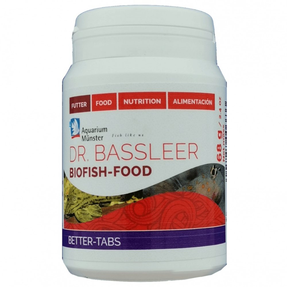 Aquarium Munster DR. BASSLEER Biofish Food Better Tabs 60 g – Hrană Premium Tip Tablete pentru Pești de Fund, cu Distribuție Uniformă și Hrănire Echilibrată