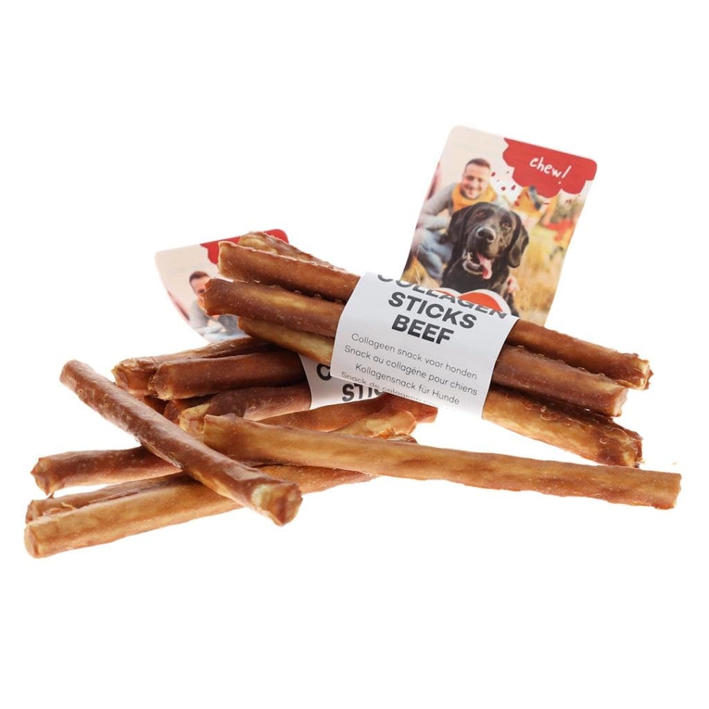 DOUVO PLUS Recompensa Pentru Caini, Sticks cu Carne de Vita si Colagen Bogat in Proteine, 5buc x 12.5cm