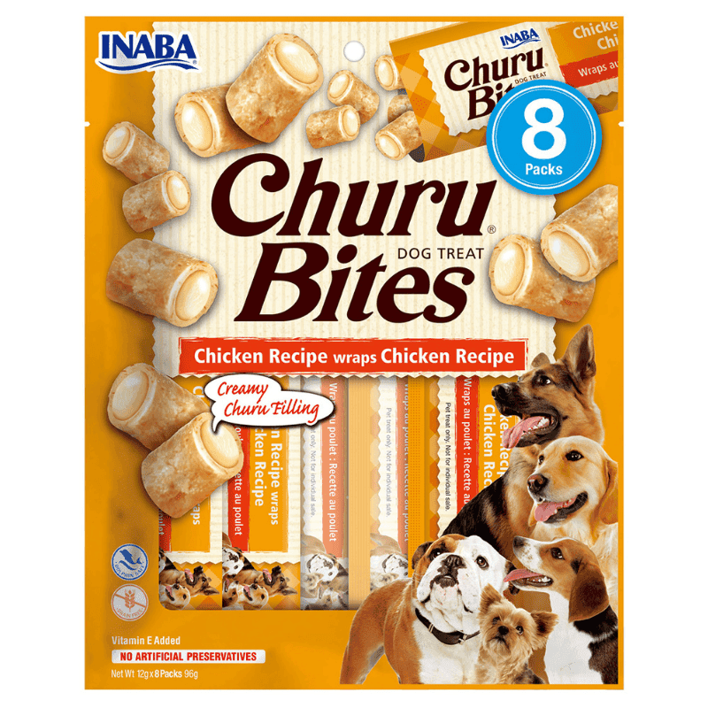 CHURU Bites Chicken Recipe 8x12 g