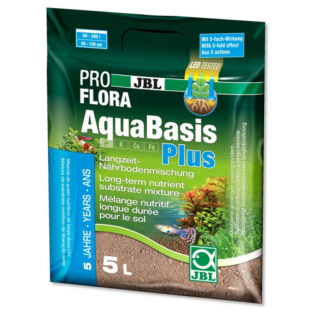 JBL Pro Flora AquaBasis Plus 5 L (6 kg) | Substrat Nutritiv Pentru Plante din Acvarii de Apa Dulce