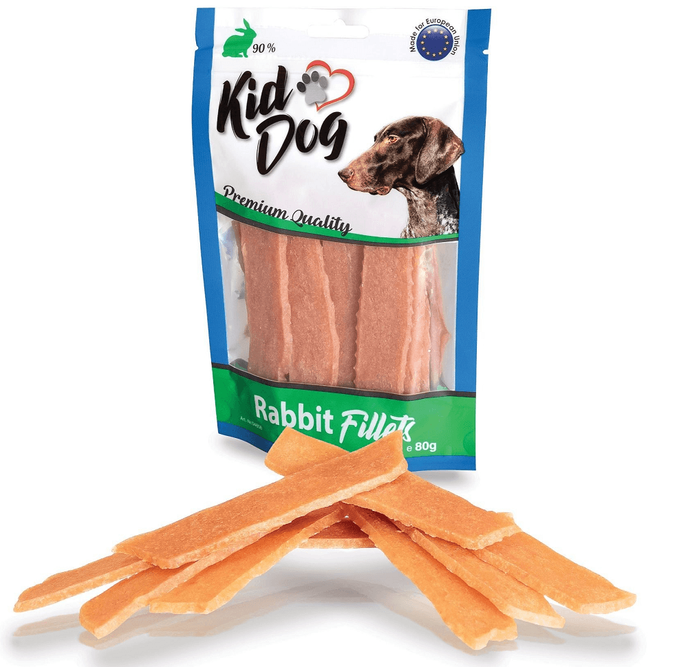 KIDDOG Fileuri de Iepure pentru Câini