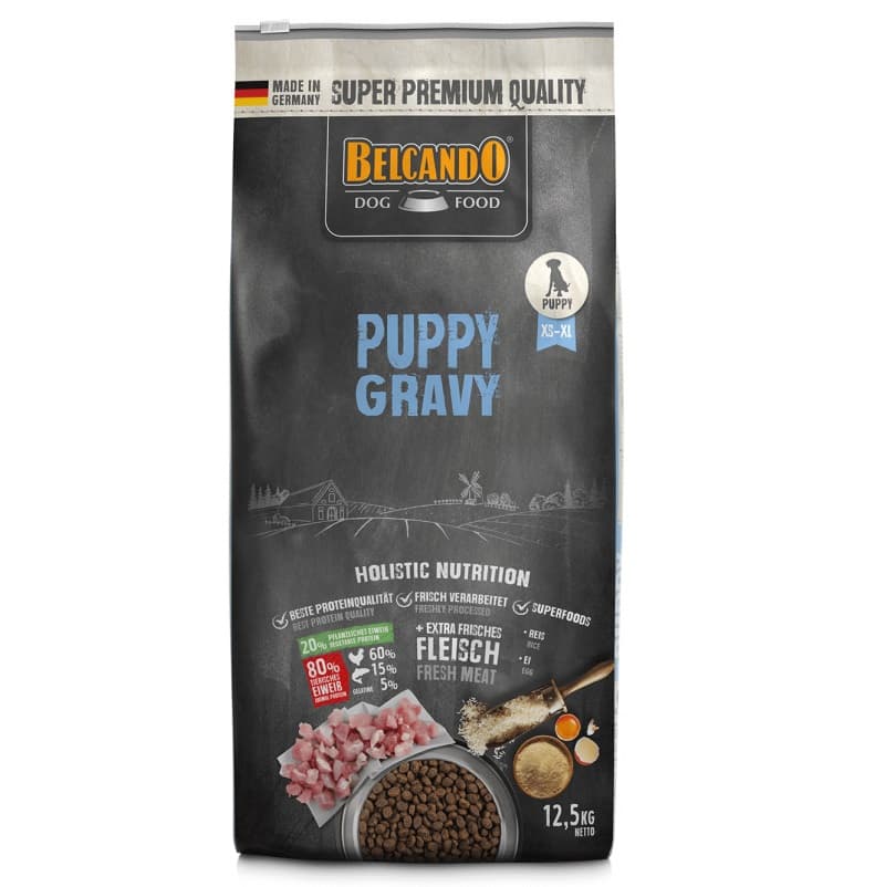 BELCANDO Puppy Gravy, Hrana Uscata Starter pentru Pui de Catel, 12.5kg
