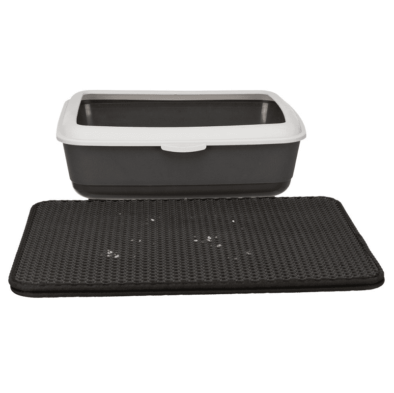Covoras Dublu Pentru Litiera Pisicii, Indepartare Silicat de pe Labute si Blana, 45x35cm
