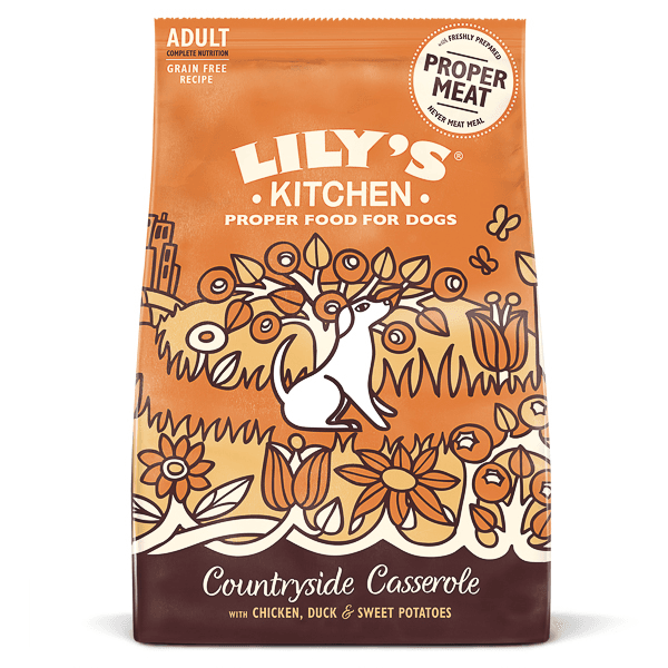 LILY'S KITCHEN Countryside Casserole, cu Pui si Rata, Hrana Uscata Fara Cereale Pentru Caini Adulti, 7kg