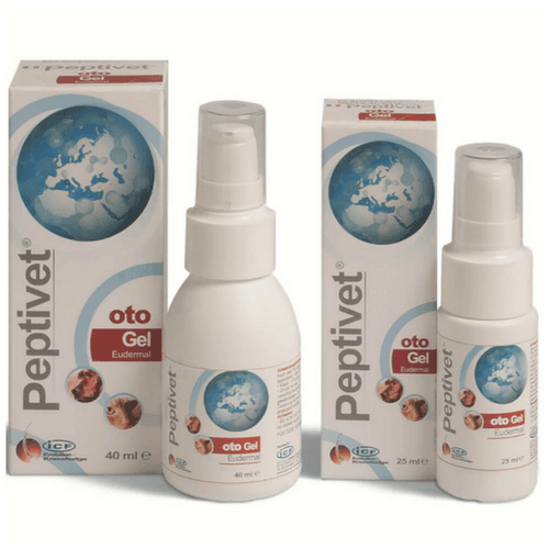 ICF PEPTIVET OTO GEL Antiseptic Igienizare Urechi, Previne Aparitia Iritatiilor si Reface Bariera de Protectie a Pielii, Caine si Pisica, 25ml