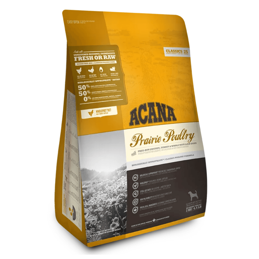 ACANA Classics Prairie Poultry, cu Pui, Hrana Uscata Pentru Caini, 2 kg