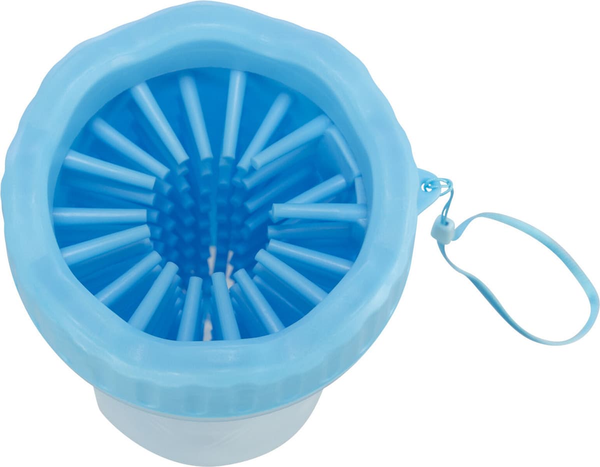 TRIXIE Paw Cleaner, Dispozitiv Curatare Labute Caini, Silicon, Marime S-M