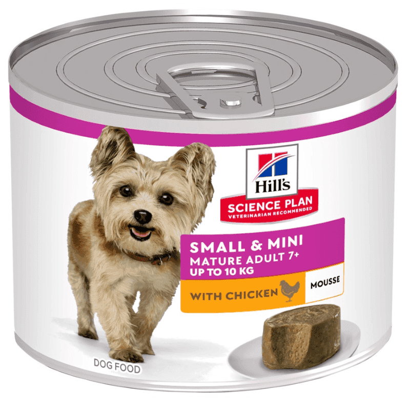 HILL'S Science Plan Mature Adult Small & Mini Mousse cu Pui 200 g