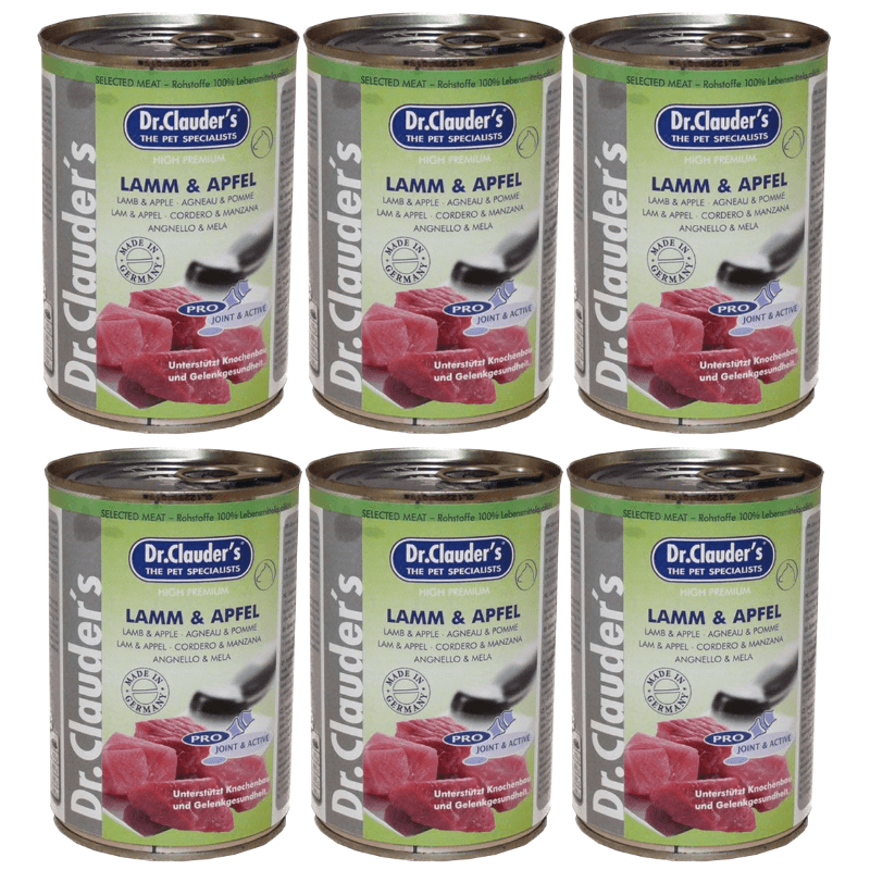 Pachet Conserve Caini DR. CLAUDER'S Selected Meat Miel si Mar 6x800g