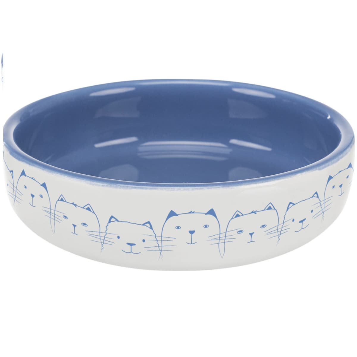 Castron Ceramic Albastru Pentru Pisici 300ml