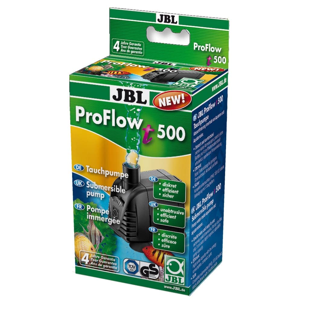 JBL ProFlow t500 | Pompă Submersibilă pentru Recircularea Apei în Acvarii și Acvaterarii | Debit Reglabil 200-500 L/h