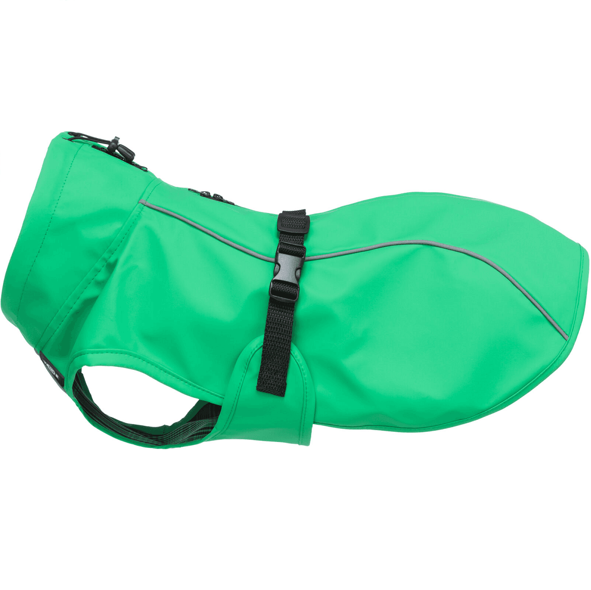 Pelerina de Ploaie Pentru Caini, VIMY Verde, Marime M, Lungime Spate 45cm