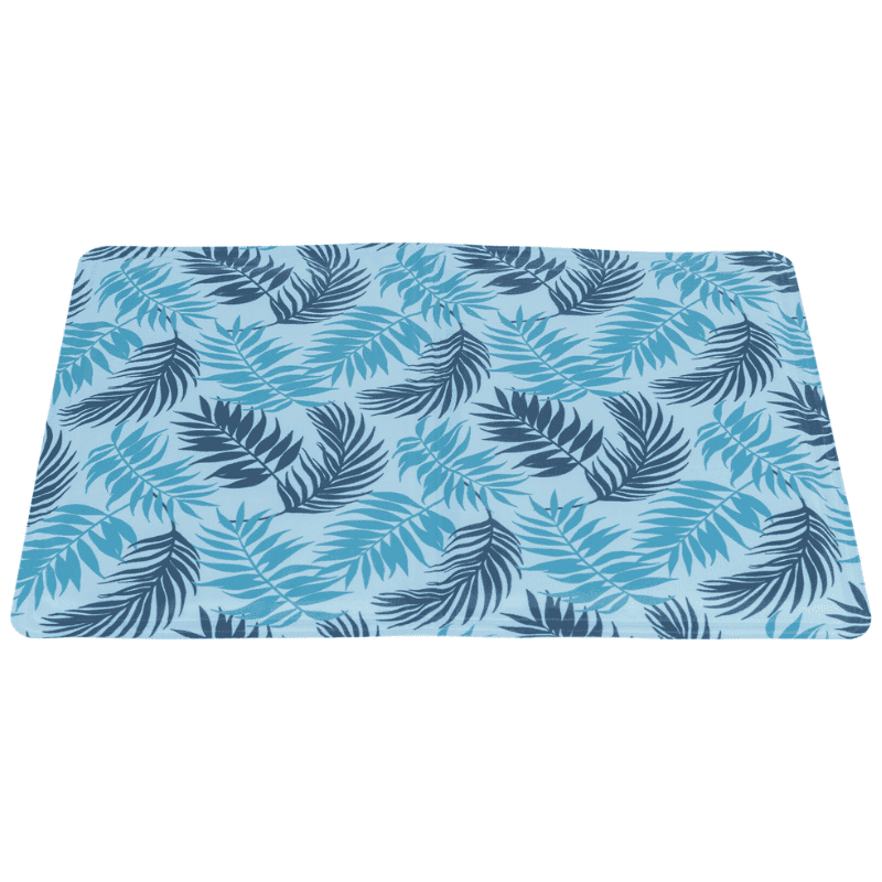 TRIXIE Cooling Mat 40x30 cm | Saltea Racoritoare pentru Caini si Pisici, Albastra cu Imprimeu