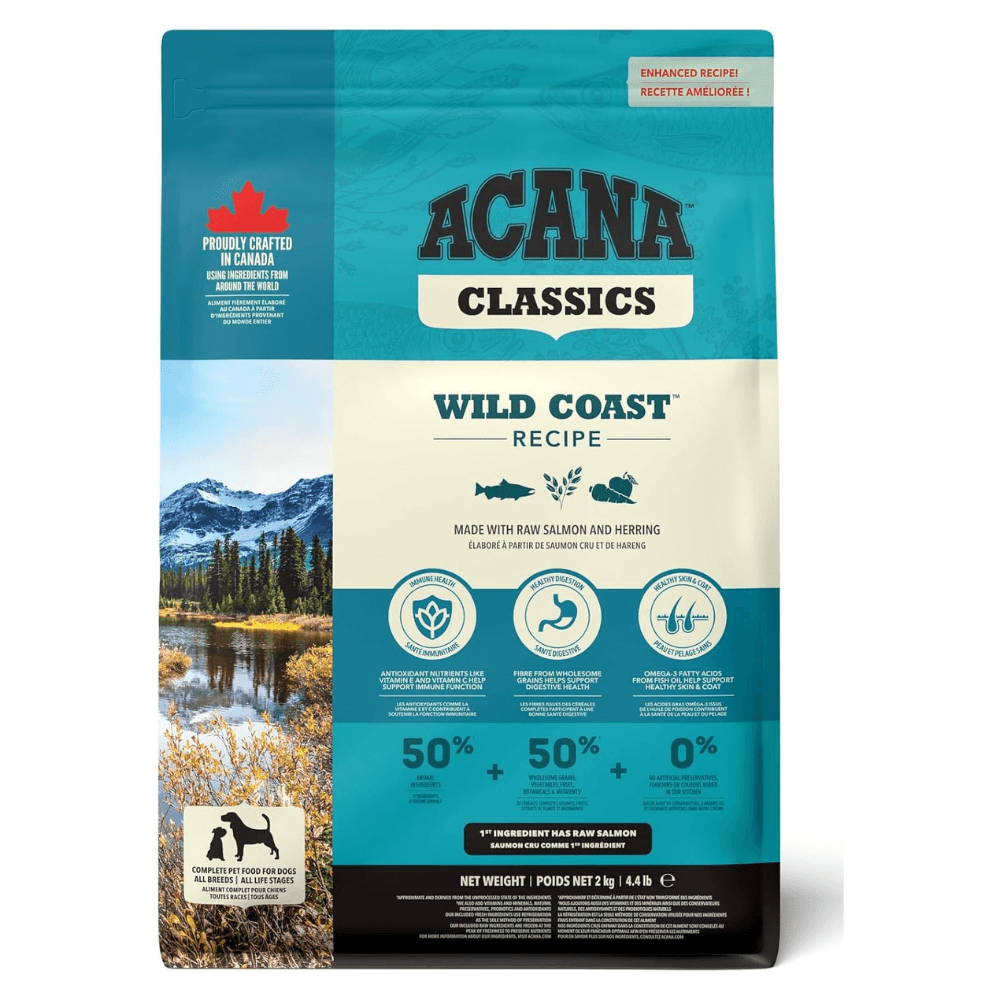 ACANA Classics Wild Coast, cu Peste, Hrana Uscata Pentru Caini, 2 kg