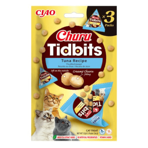 INABA Churu Cat Tidbits Tuna 3x12 g