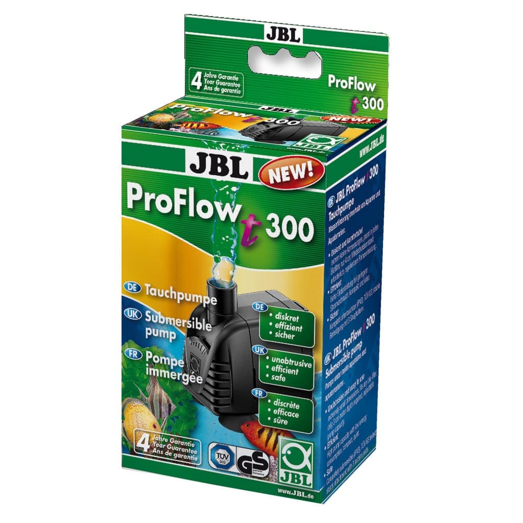 JBL ProFlow t300 | Pompă Submersibilă pentru Recircularea Apei în Acvarii și Acvaterarii | Debit Reglabil 80-300 L/h