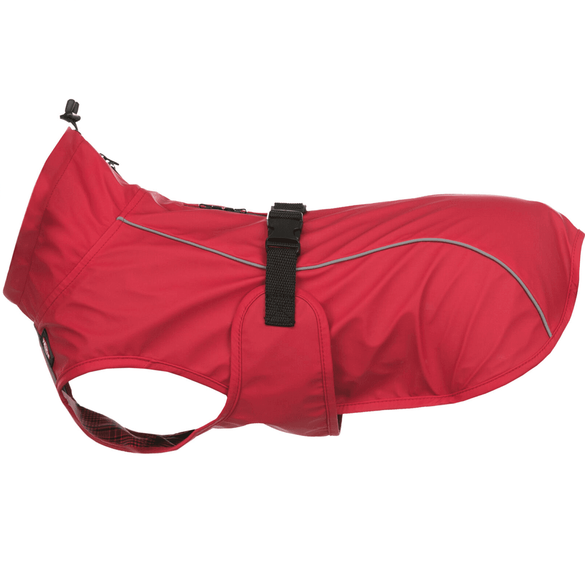 Pelerina de Ploaie Pentru Caini, VIMY Rosu, Marime S, Lungime Spate 40cm