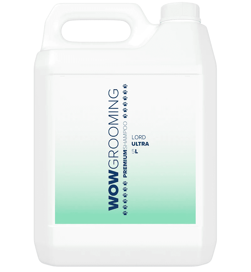 WOW GROOMING Performance Lord Ultra Ego, Sampon Concentrat 1:25 Pentru Caini, Curatare Profunda Orice Tip de Blana, 5L