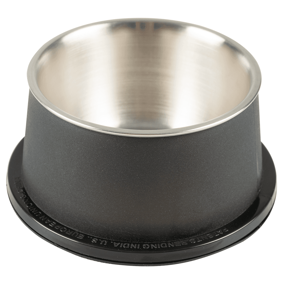 MATTE FIX CONIC Castron Inalt din Otel Inox, Pentru Caini cu Urechi Lungi si Lasate, 600ml
