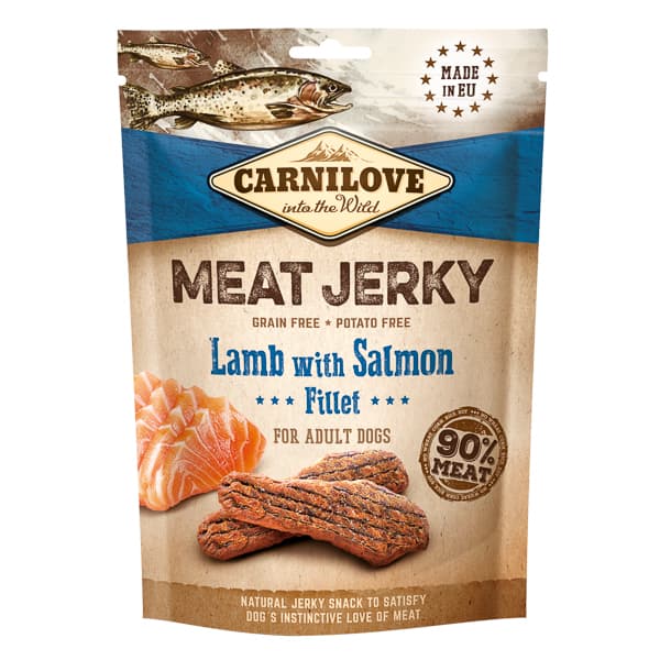 CARNILOVE Jerky Lamb with Salmon Fillet 100 g