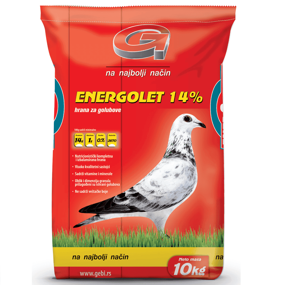 GEBI Energolet Hrana Granulata pentru Porumbei Tineri 10 kg