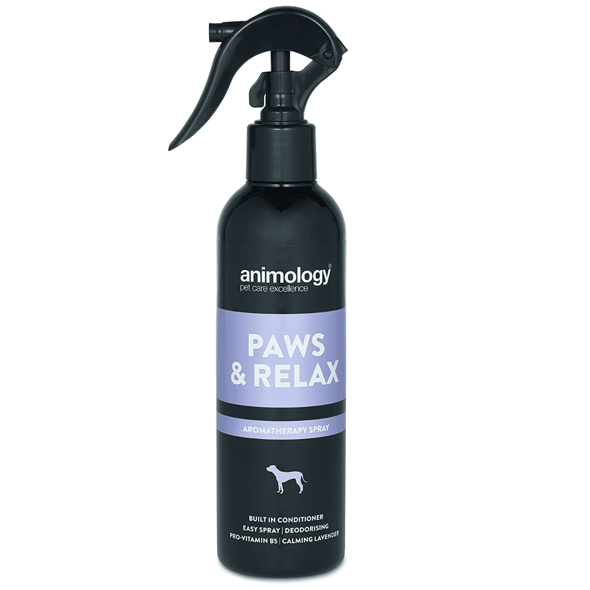 ANIMOLOGY Paws & Relax Aromatherapy, Spray Balsam Leave-In, Lavanda si Musetel, cu Efect Calmant si de Facilitare a Periajului Cainilor 250ml