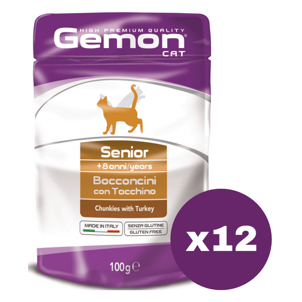 GEMON Cat Senior cu Curcan
