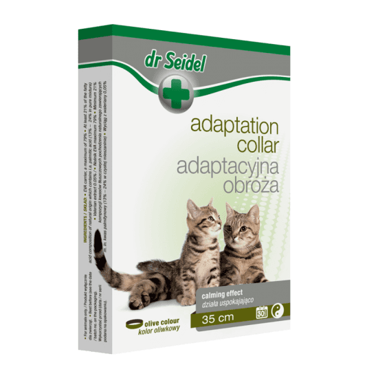 DR. SEIDEL Adaptation Line, Zgarda Antistres cu Efect Calmant, Pentru Pisici, 35cm