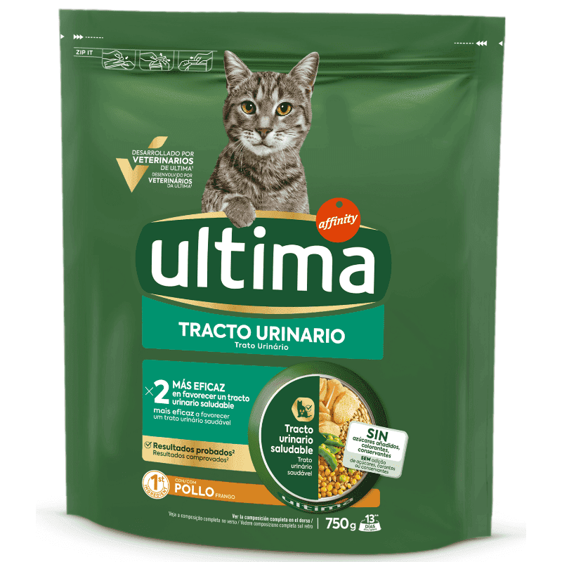 ULTIMA Cat Urinary Tract Pui 750 g | Hrană Uscată pentru Pisici Adulte | Suport pentru Sănătatea Tractului Urinar