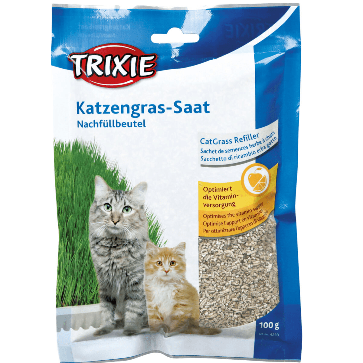 TRIXIE Seminte Iarba Bio, Pentru Pisici, 100g