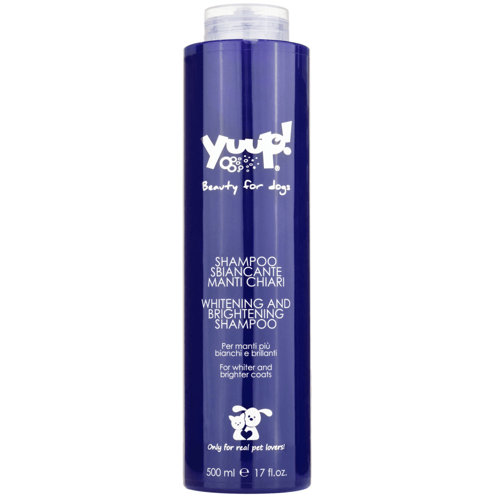 YUUP! Home Whitening & Brightening, Sampon Pentru Caini si Pisici cu Blana Alba sau Deschisa la Culoare, 500ml