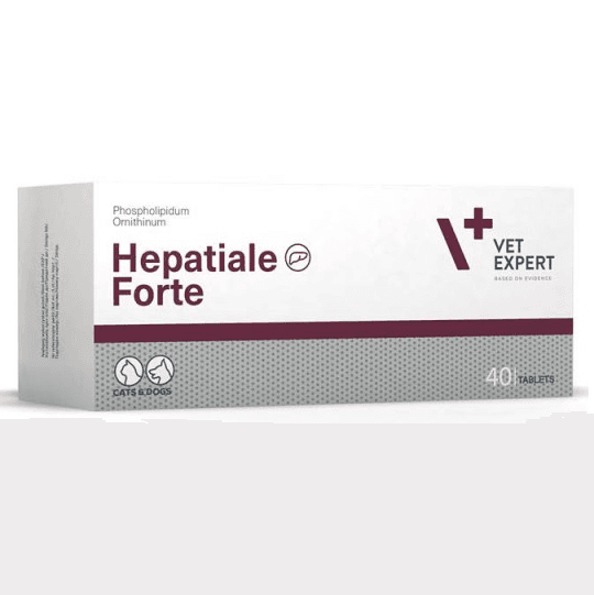 VET EXPERT Hepatiale Forte 300mg, Supliment Pentru Intarirea Functiilor Hepatice la Caini, 40 comprimate