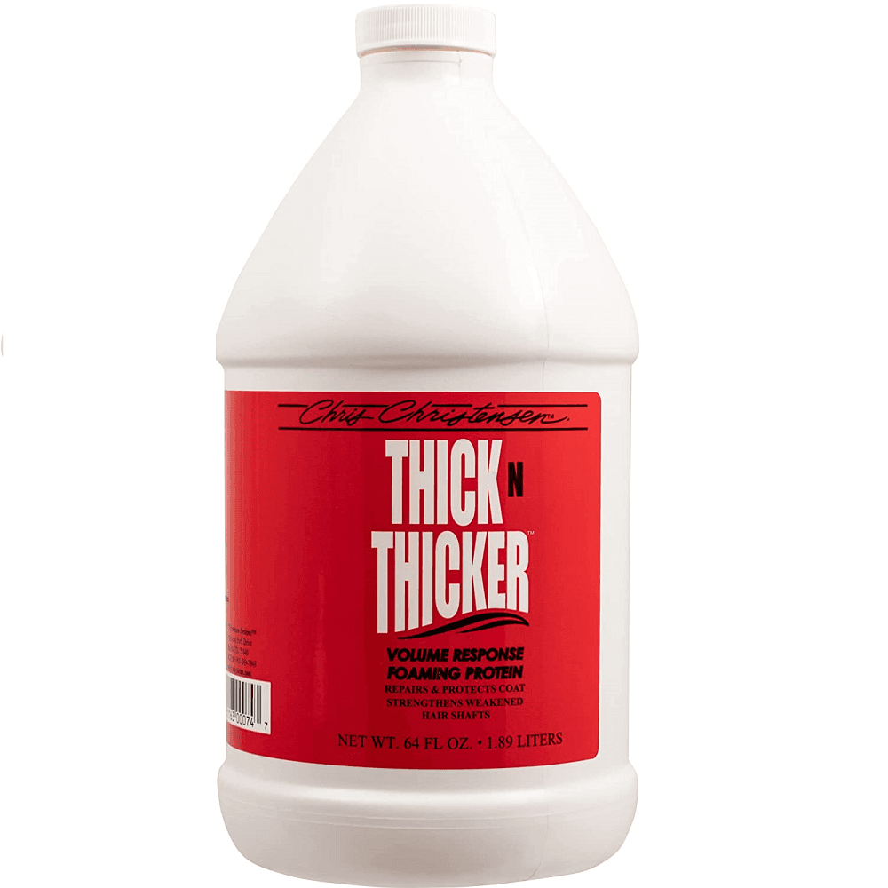 CHRIS CHRISTENSEN Systems Thick N Thicker Conditioner 3.8 L | Balsam Profesional pentru Volum si Revitalizare Blana Caini