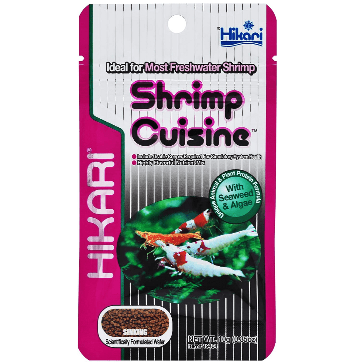 Hikari Shrimp Cuisine, 10 g – Hrana Completa pentru Creveti Ornamentali de Apa Dulce