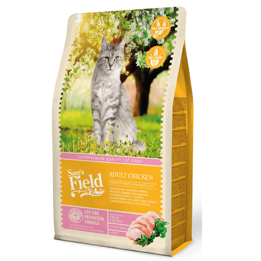 SAM'S FIELD Cat Adult Chicken 2,5 kg