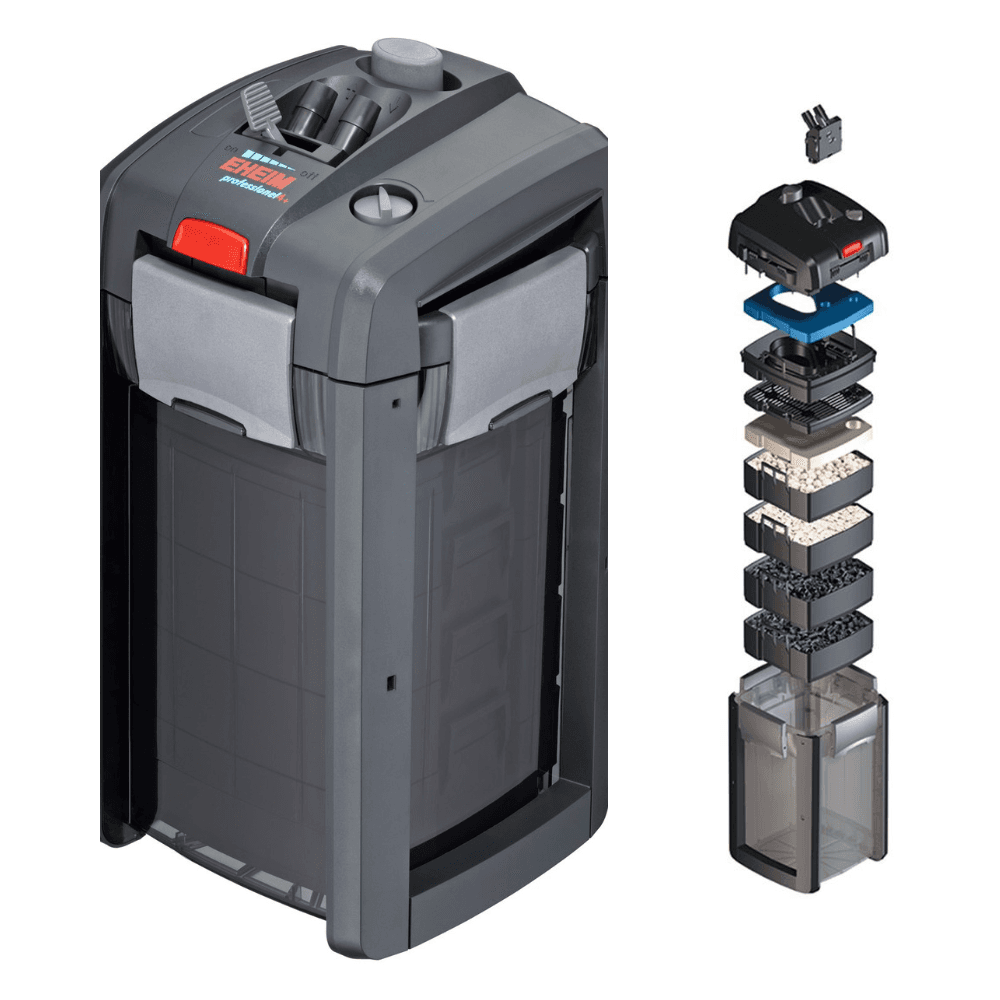 EHEIM 2275 Professionel 4+ 600, Filtru Extern Pentru Acvarii (maxim 600L), 16W, 1250L/h