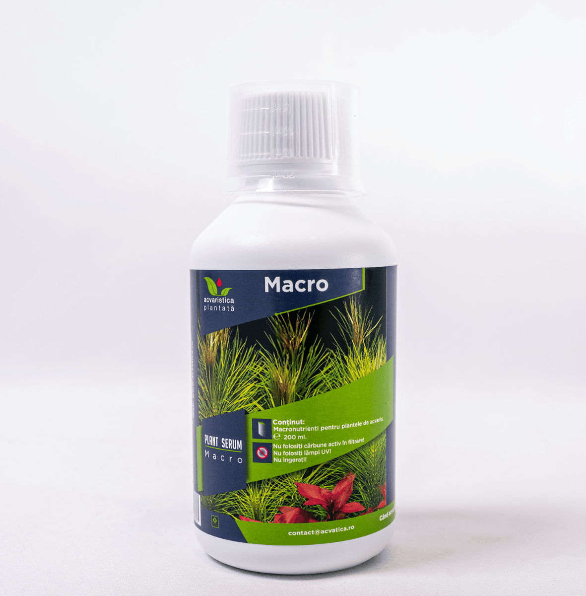 MACRO PLANT SERUM Fertilizant Concentrat Pentru Plantele de Acvariu, 200ml