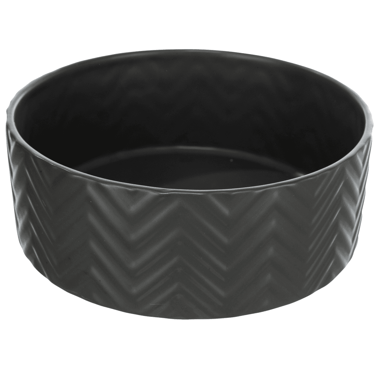 Castron Ceramic Negru Pentru Caini, 1.6L