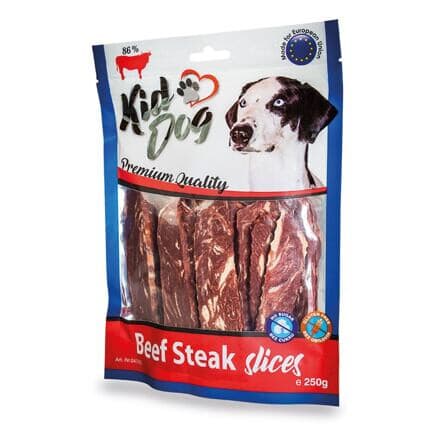 KIDDOG Fileuri de Vită pentru Câini, 250g