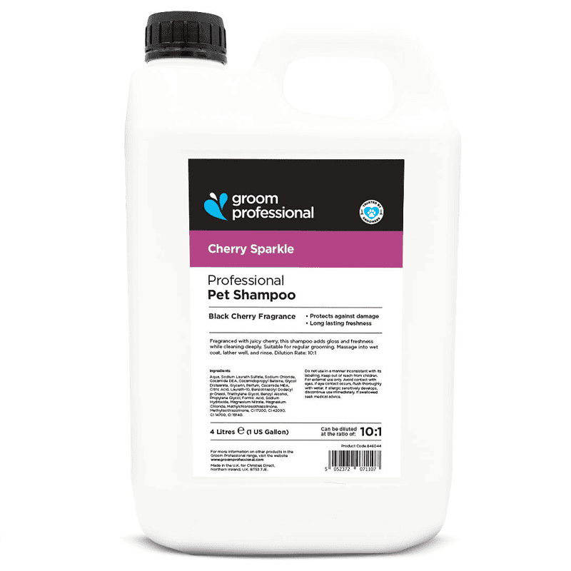 GROOM PROFESSIONAL Cherry Sparkle Shampoo 4 L