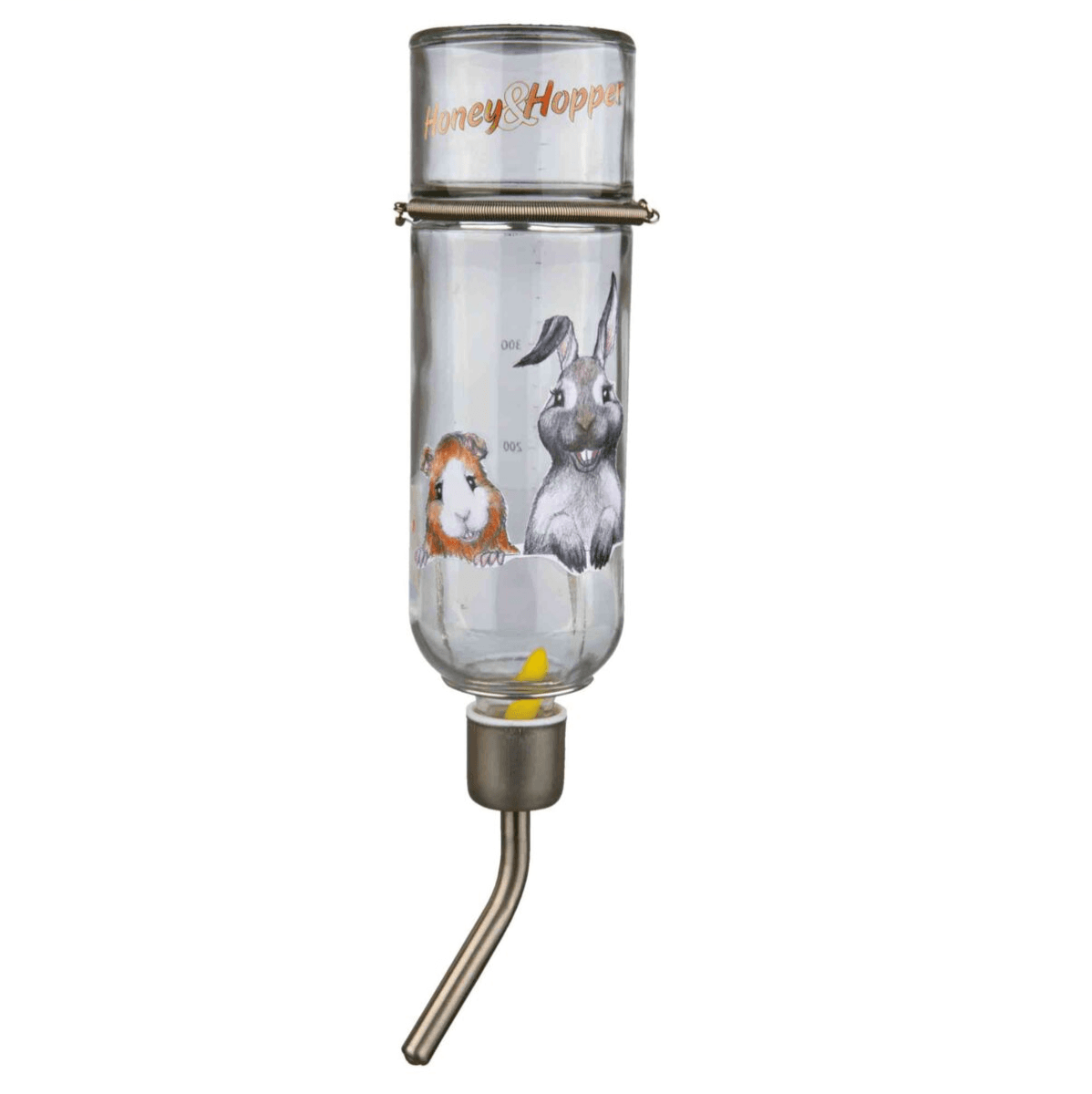 Adapatoare DRINKY din Sticla, cu Bila, Pentru iepuri si Alte Rozatoare Mari, 500ml