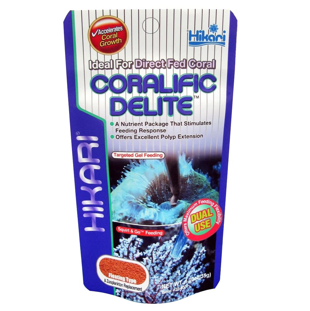 HIKARI Coralific Delite, 35 g – Hrana Premium pentru Corali si Anemone, cu Nutrienti Completi si Astaxantina
