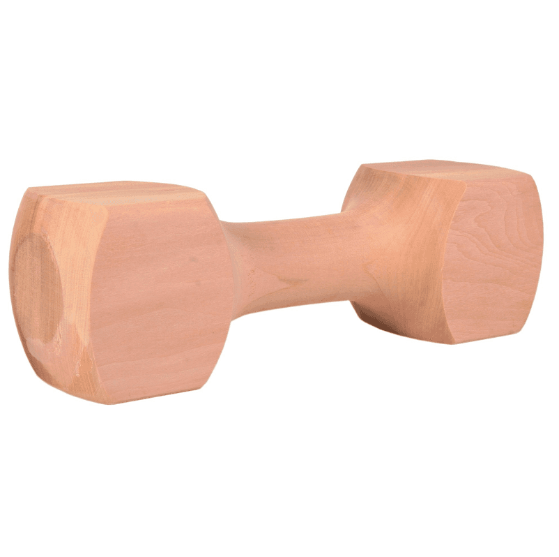Jucarie Caini Cautare / Aport Gantera Lemn 25cm