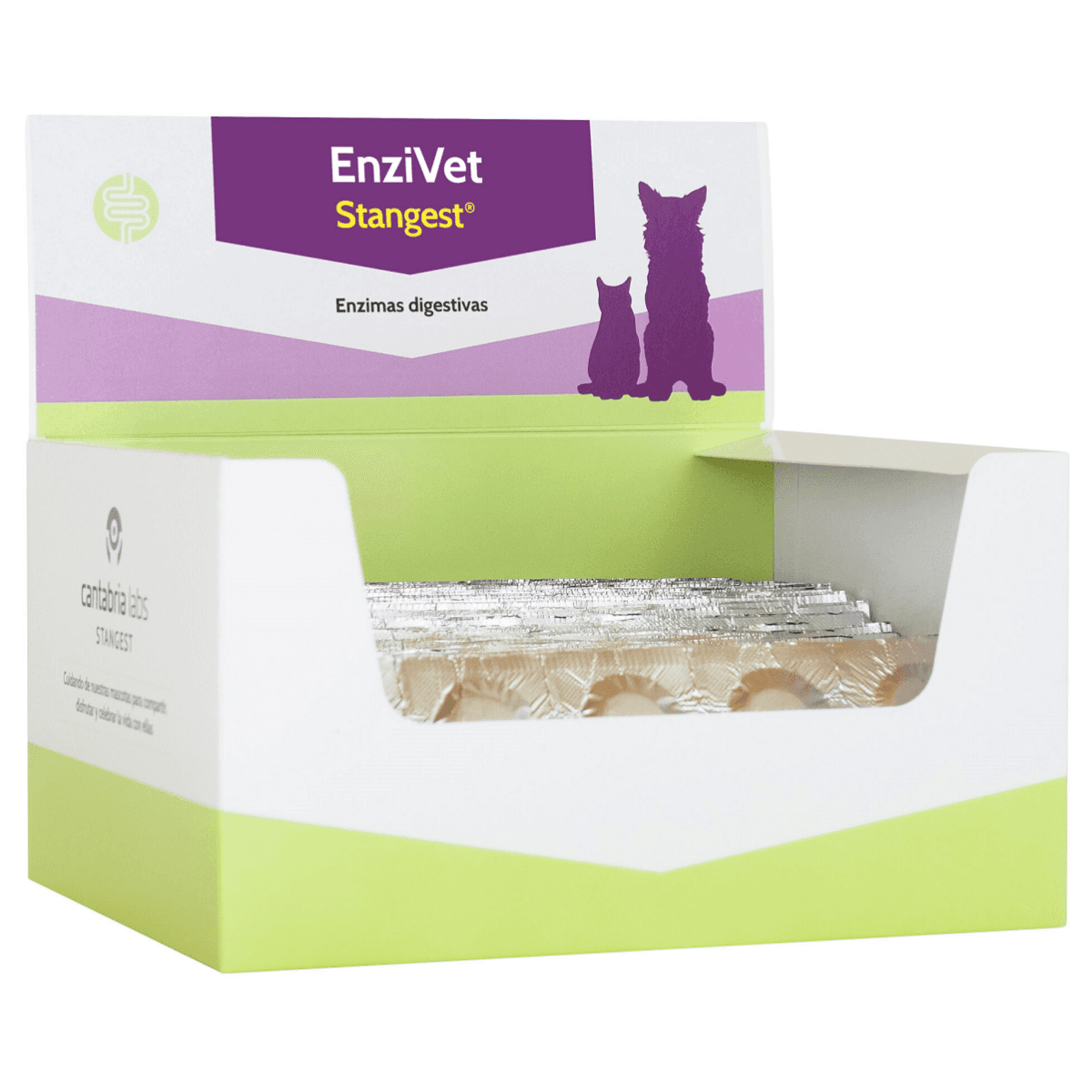 ENZIVET, Supliment Pentru Imbunatatirea Digestiei la Animale, Blister cu 10 tablete