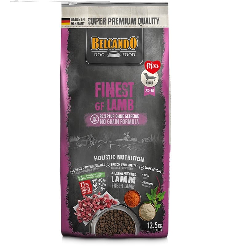 BELCANDO Finest Grain Free, cu Miel, Hrana Uscata Fara Cereale Pentru Caini de Talie Mica si Medie, 12.5kg