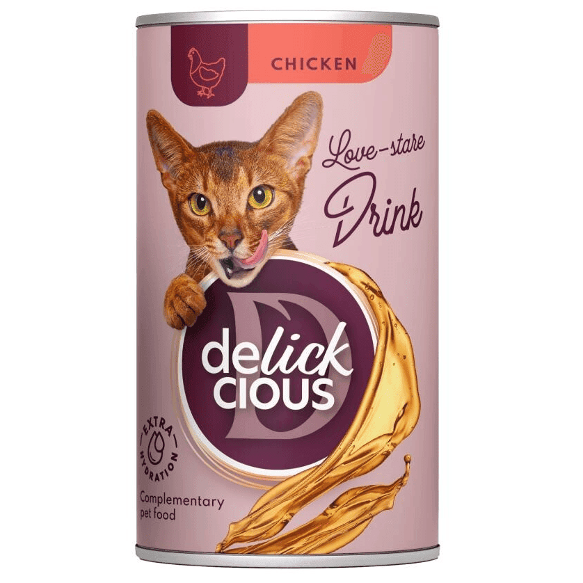 DELICKCIOUS Cat Băutură cu Pui 140 g