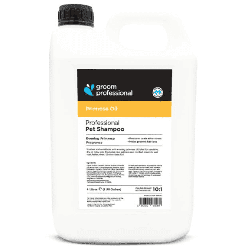 GROOM PROFESSIONAL Primrose Oil Shampoo 4 L