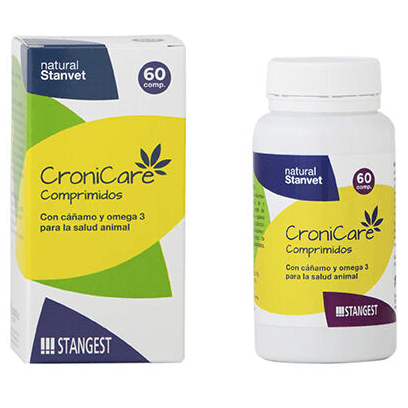 CRONICARE Supliment cu Extract de Cannabis Sativa , Adjuvant in Tratarea Diverselor Afectiuni la Caini si Pisici, 60 tablete