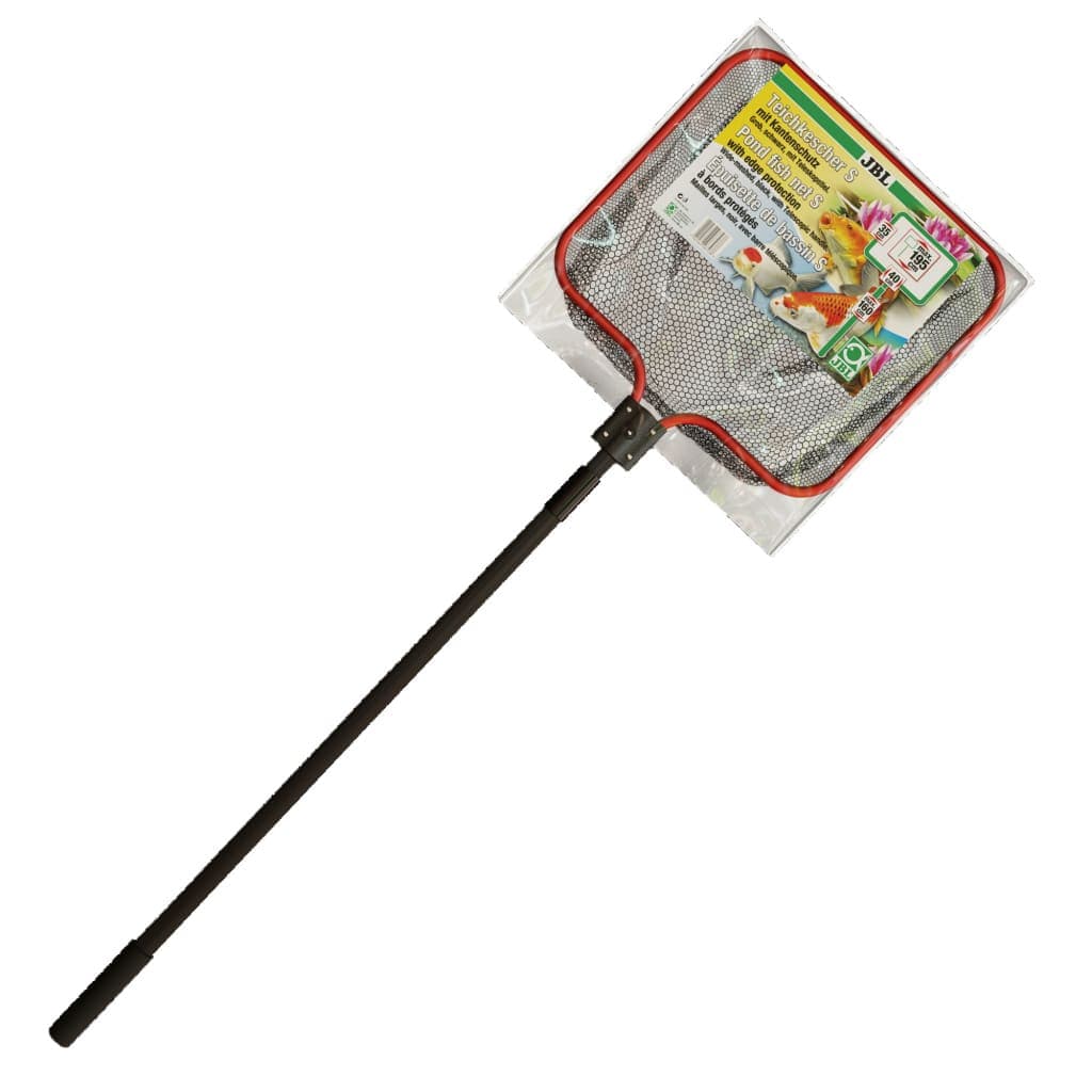 JBL Pond Net S Coarse 40x35x195 cm | Minciog pentru Iaz cu Plasă Rezistentă și Mâner Telescopic