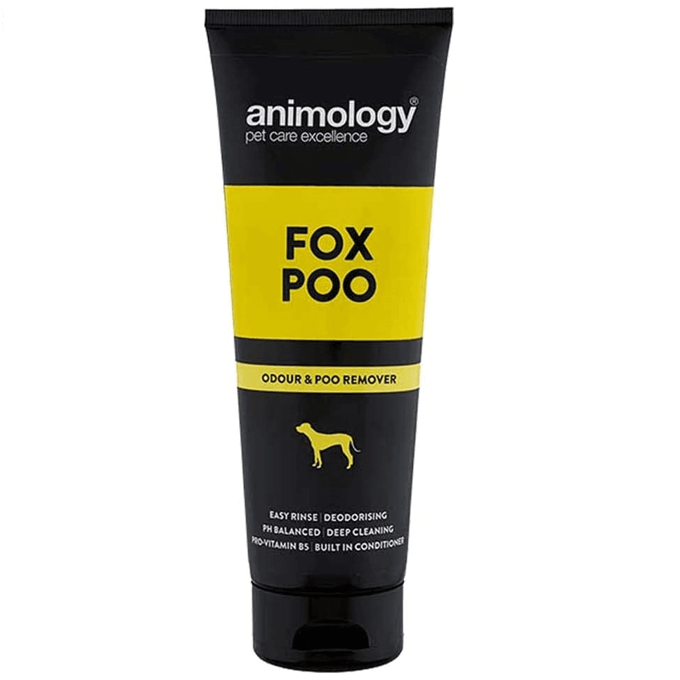 ANIMOLOGY Fox Poo Sampon Vegan Pentru Caini Curatare Profunda Blana si Piele Foarte Murdara, Urat Mirositoare 250ml